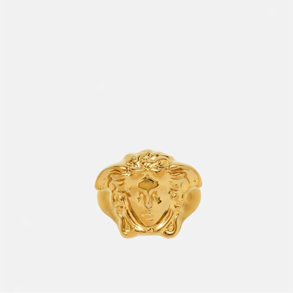 💛 NEW Versace Gold Medusa Ring